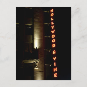 Hollywood & Vine vykort