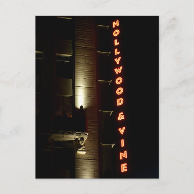 Hollywood & Vine vykort (Framsida)