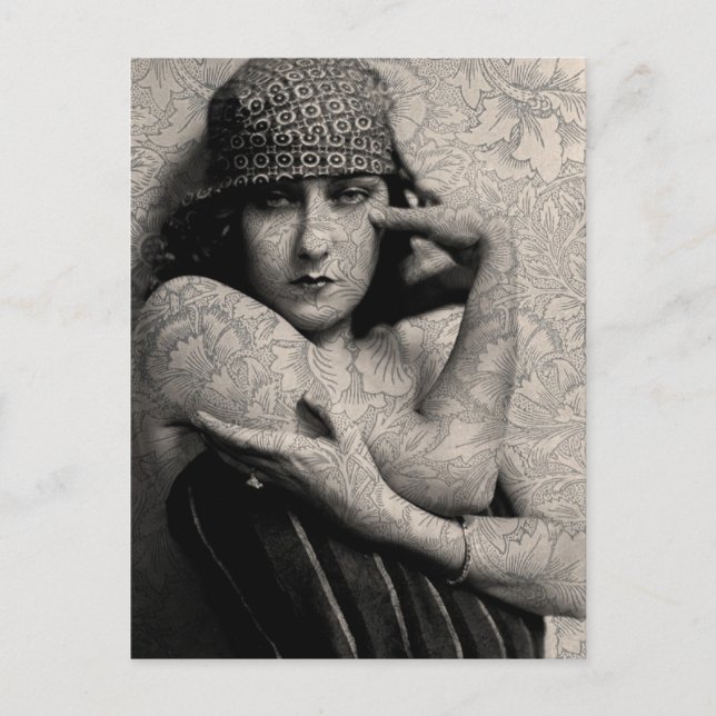 Hollywood Vintage Gloria Vykort (Framsida)