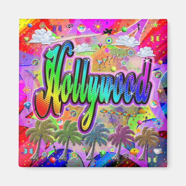 Hollywood Vista Express Magnet (Framsidan)