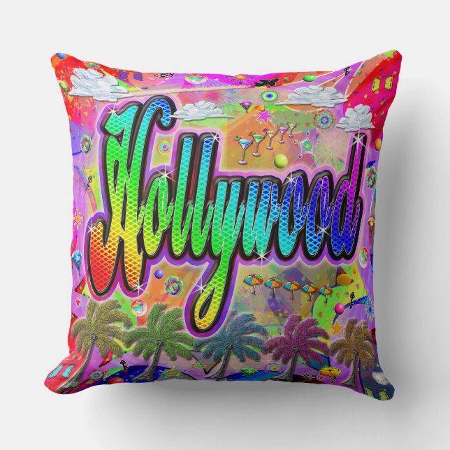 Hollywood Vista Express Pillow Kudde (Framsida)