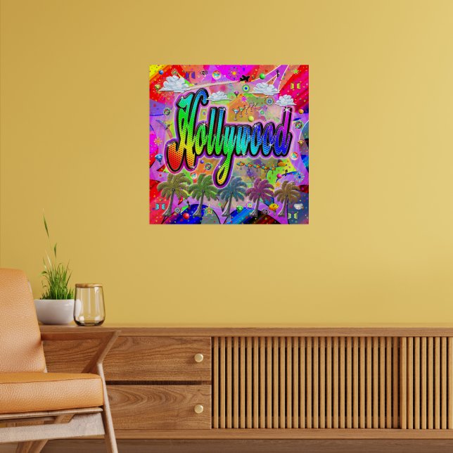 Hollywood Vista Express Poster (Vardagsrum 2)