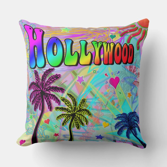 Hollywood Vivid Romantik Pillow Kudde (Framsida)