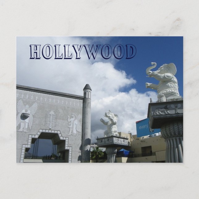 Hollywood-vykort! Vykort (Framsida)