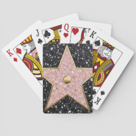 Hollywood Walk of Fame Square Coaster Casinokort