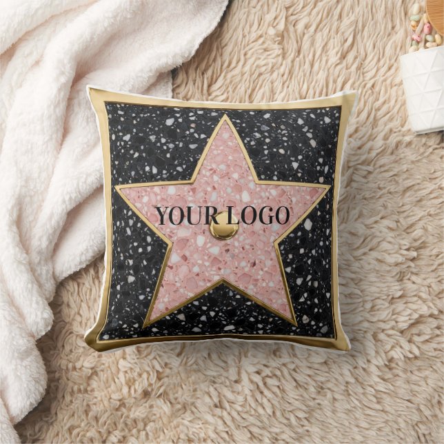 Hollywood Walk of Fame Square Underlägg Kudde (Filt)