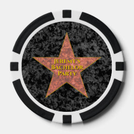 Hollywoodstjärna Poker Marker