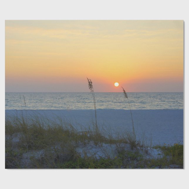Holmes Beach Sunset Presentpapper (Platt)