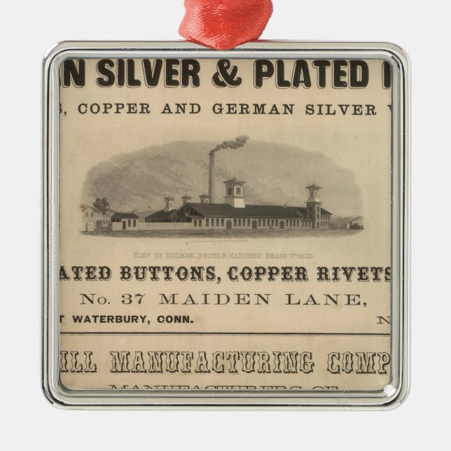 Holmes, Booth och Haydens Julgransprydnad Metall (Framsidan)