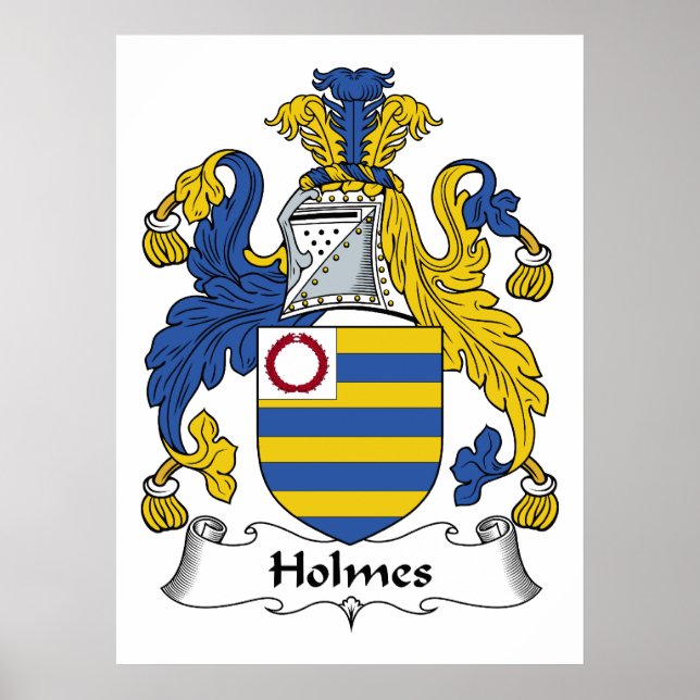 Holmes Family Crest Poster (Framsidan)