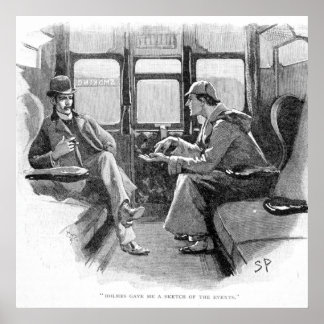 Holmes gav mig en skiss över händelserna poster