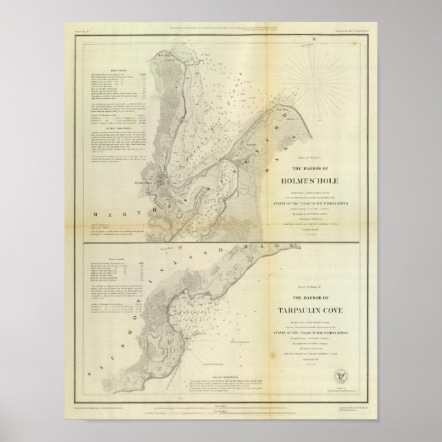 Holmes' Hål, Tarpaulin Cove Poster (Framsidan)