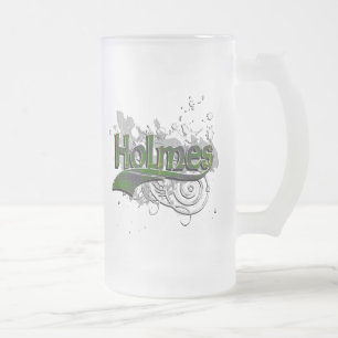 Holmes Tartan Grunge Frostat Ölglas
