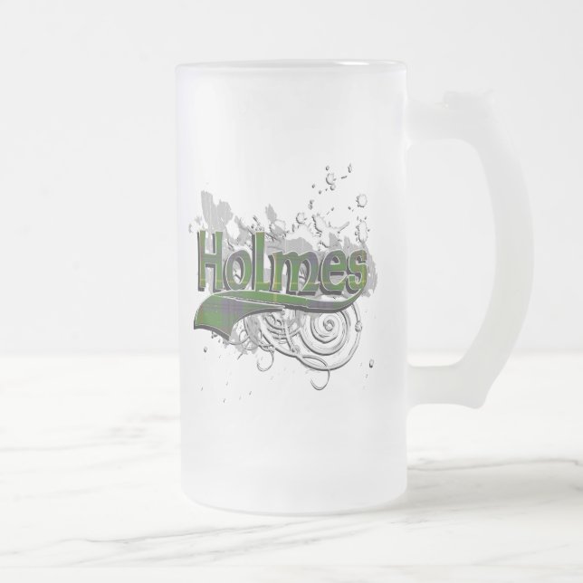 Holmes Tartan Grunge Frostat Ölglas (Höger)