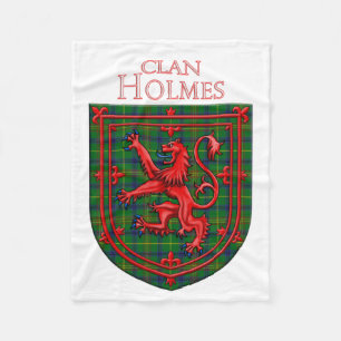 Holmes Tartan Scottish Play Lejonare Rampant Fleecefilt
