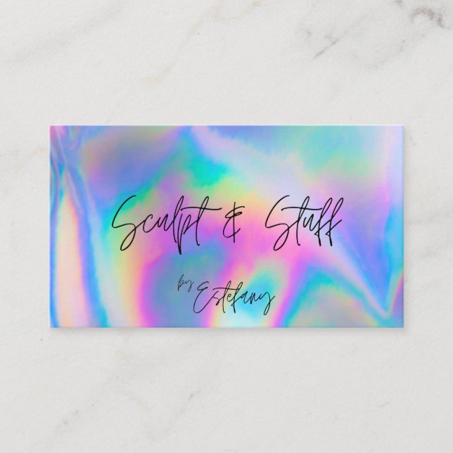 Holo-Affärskort Visitkort (Framsida)