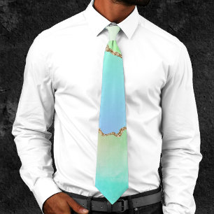 Holo Agate Faux Iridescent Pastel Ombre Marble Slips