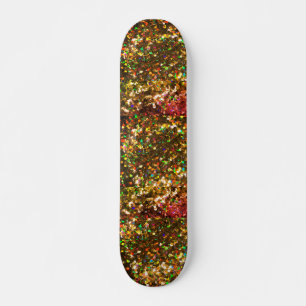 Holo Golf Glitter Glitz Board Skateboarding Mini Skateboard Bräda 18,5 Cm