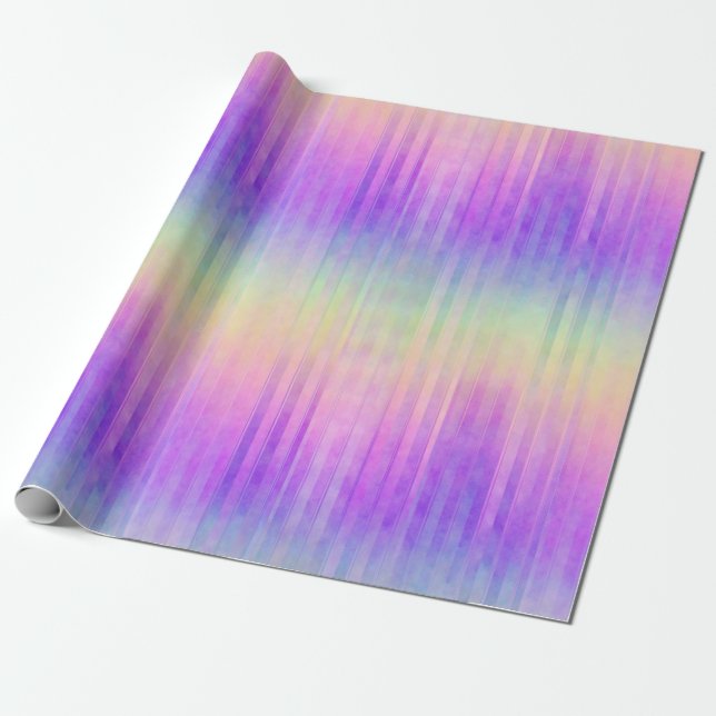 holo rainbow streck: presentpapper (Utrullad)