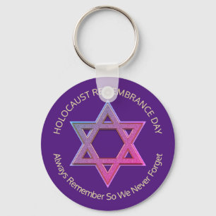 Holocaust Remembran YOM HASHOAH Nyckelring