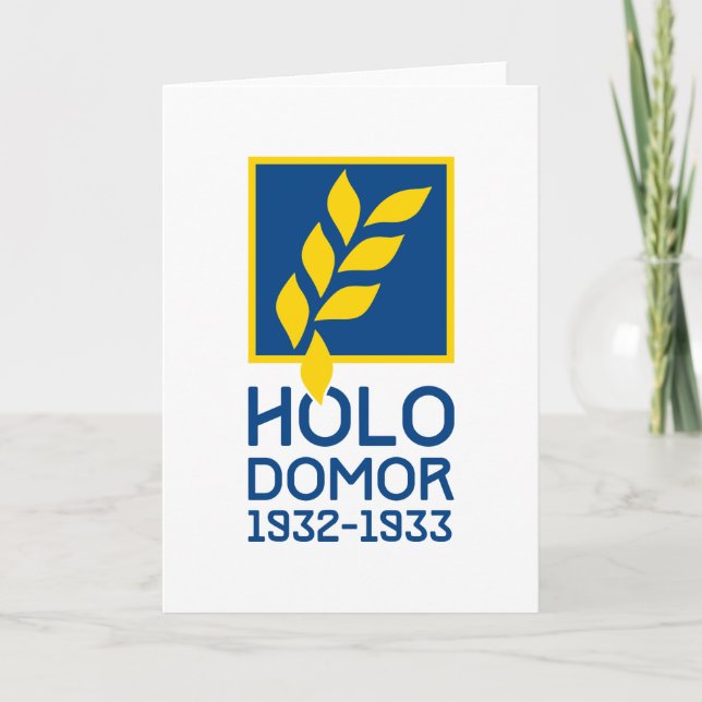 Holodomor Kort (Framsida)