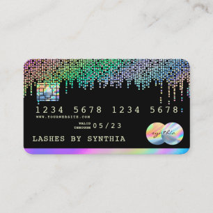 Holograf Drives Modern Kredit Card Visitkort