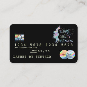 Holograf Drives Modern Kredit Card Visitkort