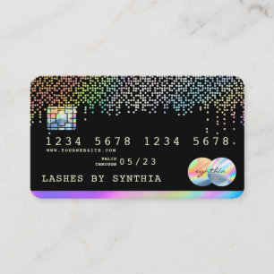 Holograf Drives Modern Kredit Card Visitkort