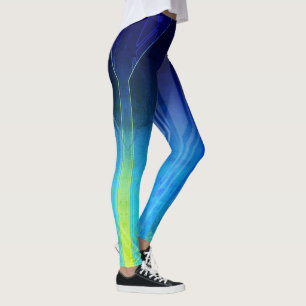 Holograf Etherial Chaos Sci-Fi Panel Leggings