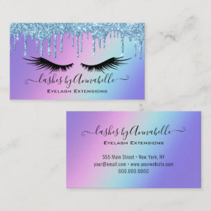 Holograf Makeup EyeLash Gnistra Glitter Drift Visitkort