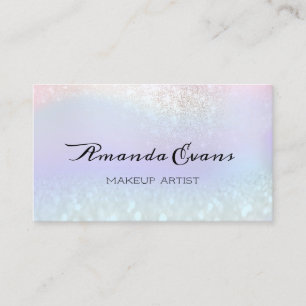 Holograf Ombre Pastels Glitter Ro UNIQUE Tidsbeställning Kort