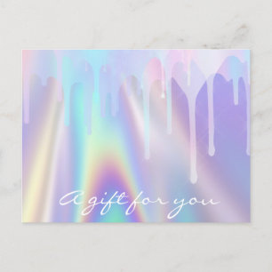 Holograf Unicorn Liquid Drives Vykort