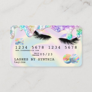Holograf Unicorn Modern Kredit Card-snedstreck Visitkort