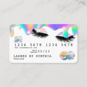 Holograf Unicorn Modern Kredit Card-snedstreck Visitkort