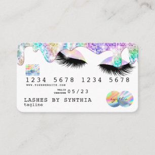 Holograf Unicorn Modern Kredit Card-snedstreck Visitkort
