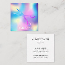 Holografi är helt enkelt ett modernt kvadratiskt a fyrkantigt visitkort