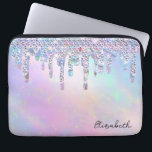 Holografi för Trendig Rainbow Glitter-drivrutiner Laptop Fodral<br><div class="desc">Modern glitter droppar i en holografisk bakgrund. En elegant och sofistikerad design. perfektens romantiska presentidé för henne på alla tillfälle.</div>