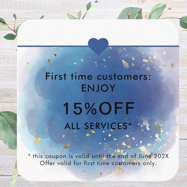 Holografi Namnteckning skript Modern Glam Glitter Rabattkort (Holographic Signature Script Modern Glam Glitter Discount Card
)