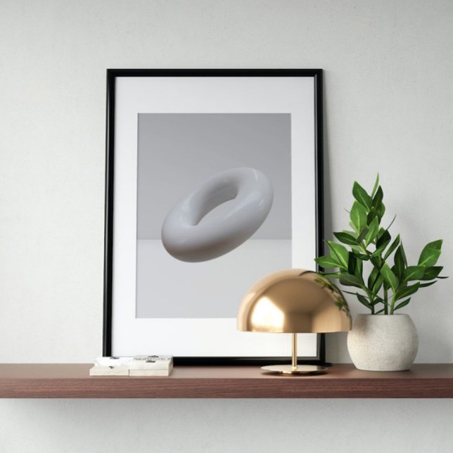 Holografisk 80-talskonst av modern Futuristiska Poster (Skapare uppladdad)