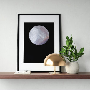Holografisk 80-talskonst av modern Futuristiska Poster