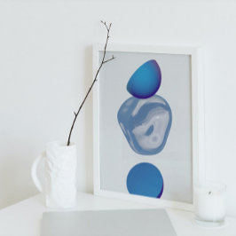 Holografisk 80-talskonst av modern Futuristiska Poster