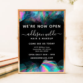 Holografisk alkohol Bläck Business Poster