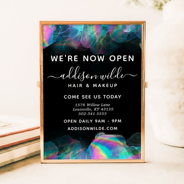 Holografisk alkohol Bläck Business Poster (Skapare uppladdad)