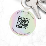 Holografisk Anpassningsbar - QR-kodsökningskedja f Nyckelring<br><div class="desc">Befordra ditt företag med den här enkla nyckelkedjan med anpassningsbar QR-kod och text. Lägg enkelt till QR-koden och annan information genom att klicka på alternativet "personalisera".</div>