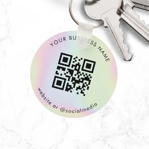 Holografisk Anpassningsbar - QR-kodsökningskedja f Nyckelring