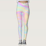 Holografisk bevattning Pastel Rainbow Leggings<br><div class="desc">Holografi Pastel Rainbow Färg Leggings</div>