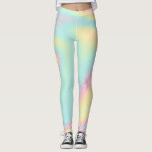 Holografisk bild Pastel Rainbow Leggings<br><div class="desc">Holografi Pastel Rainbow Färg Leggings</div>