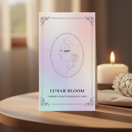 Holografisk Blomsterbutik & Välbefinnandestudio Visitkort