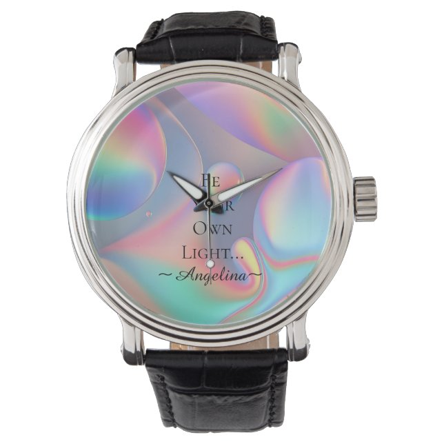 Holografisk estetik armbandsur (Framsida)