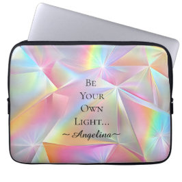 Holografisk estetik laptop fodral